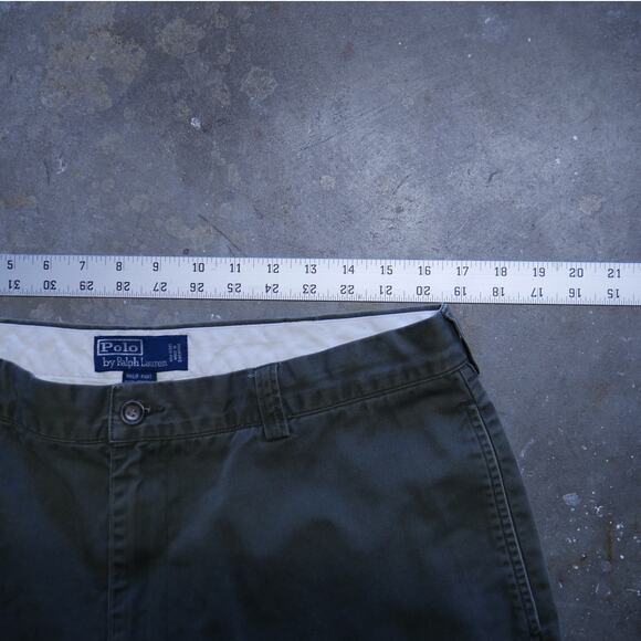 Vintage 90s Polo Ralph Lauren Men’s Philip Pants Olive Green - Picture 5 of 8